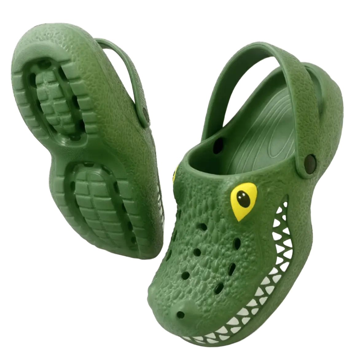 Alligator-Shaped Clogs and Lighting Fixtures