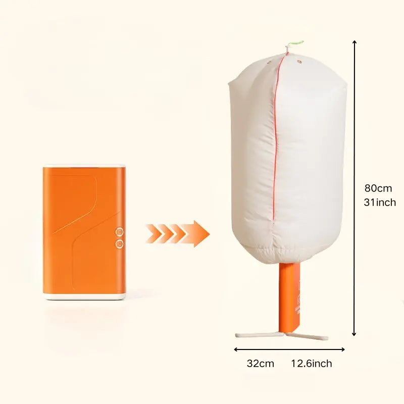 Notebook-shaped Portable Clothes Dryer for No Hanging Place
