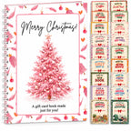 Christmas Gift Card Book for Adults, Teens & Kids, Money Holder for Cash