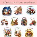 Christmas Gift Card Book for Teens, Santa Merry Christmas Gift Card Holder