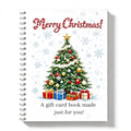 Merry Christmas Letter Christmas Tree Pattern Christmas Gift Card Book