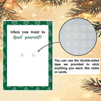 Christmas gingerbread man pattern Gift Card Book