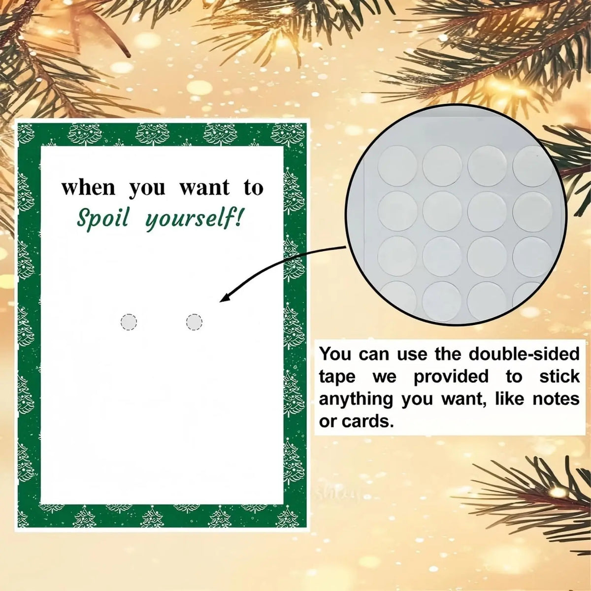 Christmas gingerbread man pattern Gift Card Book