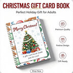 Merry Christmas Letter Christmas Tree Pattern Christmas Gift Card Book