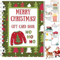 Christmas sweater and Christmas tree patterns Gift Card Book