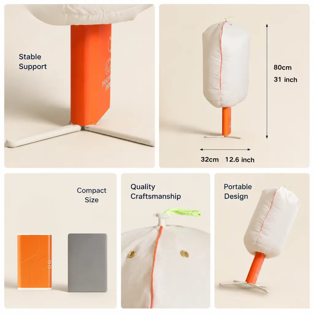 Notebook-shaped Portable Clothes Dryer for No Hanging Place