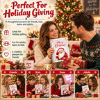 Cute Santa Claus and bell pattern  Gift Card Book