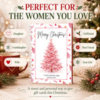 Christmas Gift Card Book for Adults, Teens & Kids, Money Holder for Cash