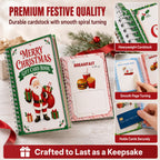 24 Pages Christmas Gift Card Book For Adults Teens (Santa)