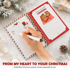 Merry Christmas Gift Card Book For Teens, Adults, 24 Pages Gift Card Holder