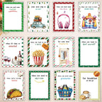 Christmas gingerbread man pattern Gift Card Book
