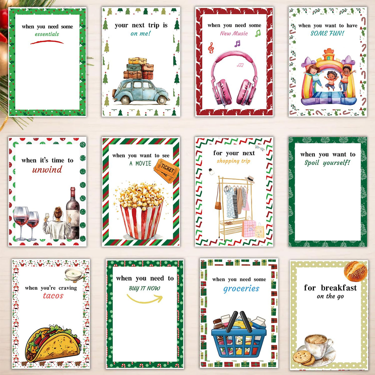 Christmas Gift Card Book - Surprises on Every Page