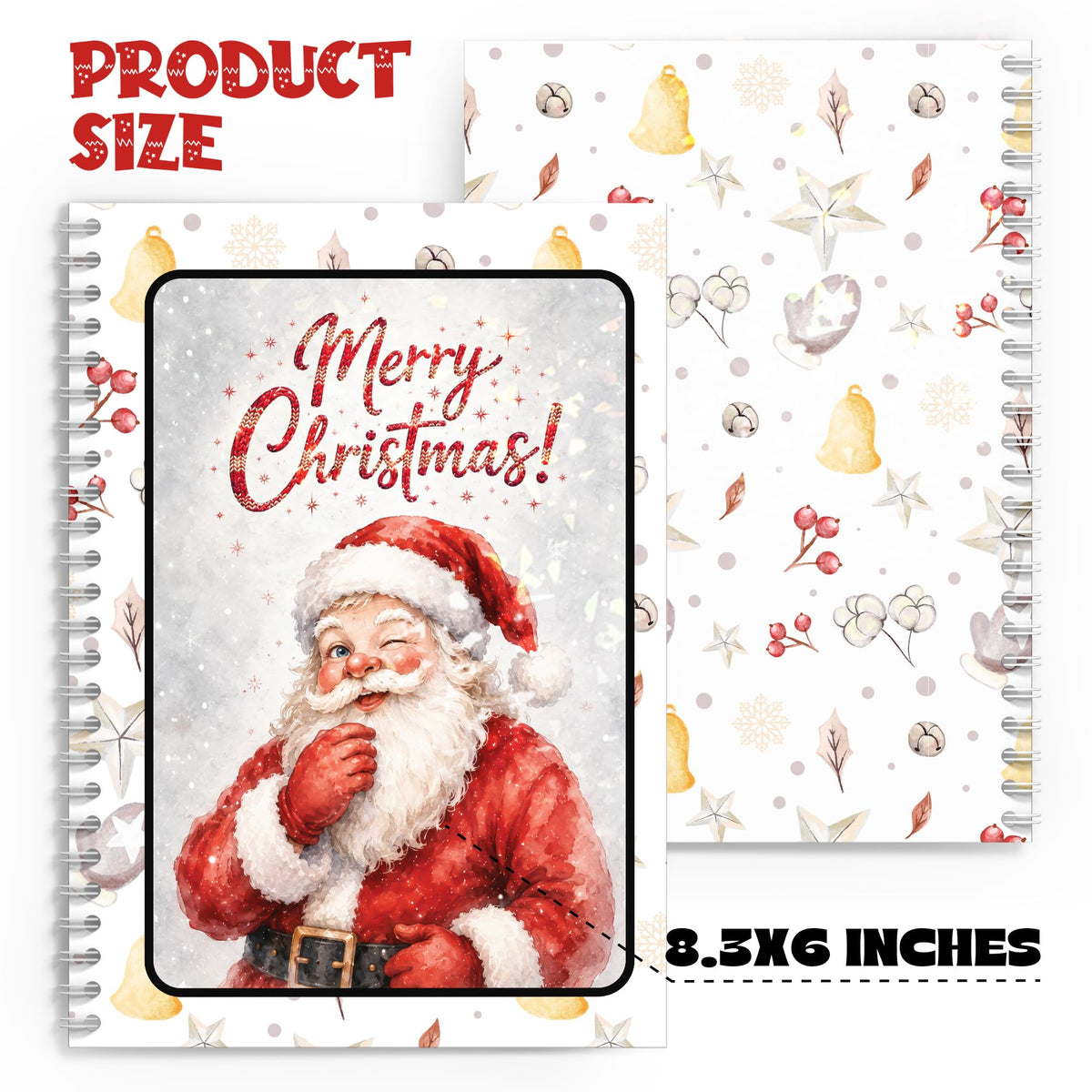 Christmas Gift Card Book for Teens, Santa Merry Christmas Gift Card Holder