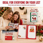 24 Pages Christmas Gift Card Book For Adults Teens (Santa)