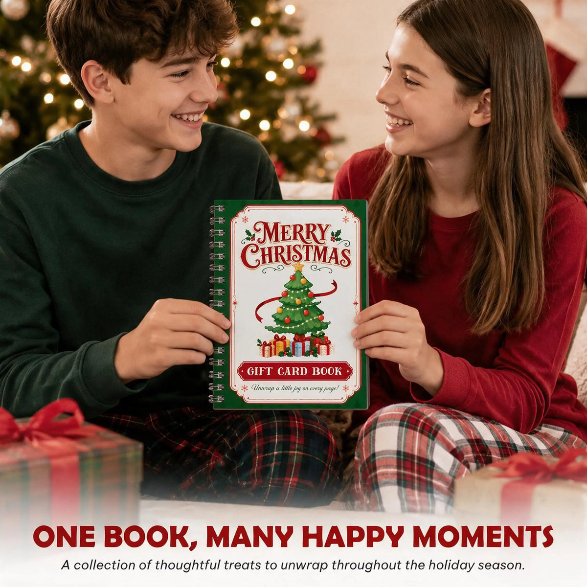 Christmas Gift Card Holder Book - Merry Christmas Gift Card Book For Teens
