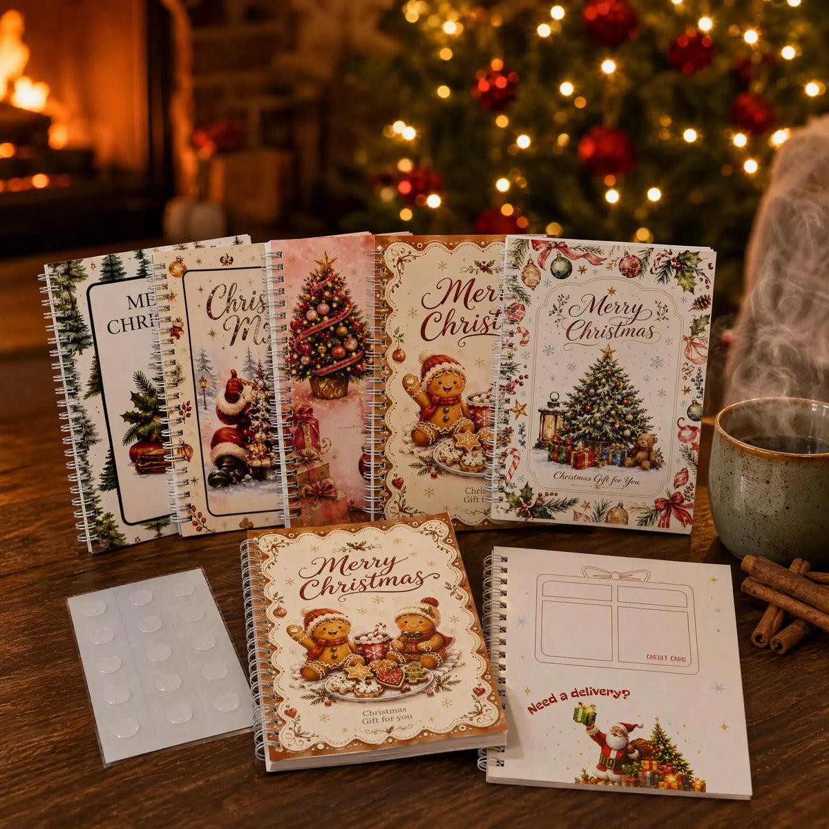 Christmas Gift Card Book,Merry Christmas Gift Card Booklet for Adults Teens