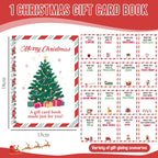 7×5inch Christmas Gift Card Book for Teens Adults Xmas Gift Card Holder