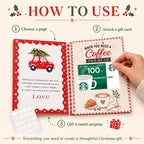 Christmas Gift Card Book for Adults, Teens & Kids, Money Holder for Cash