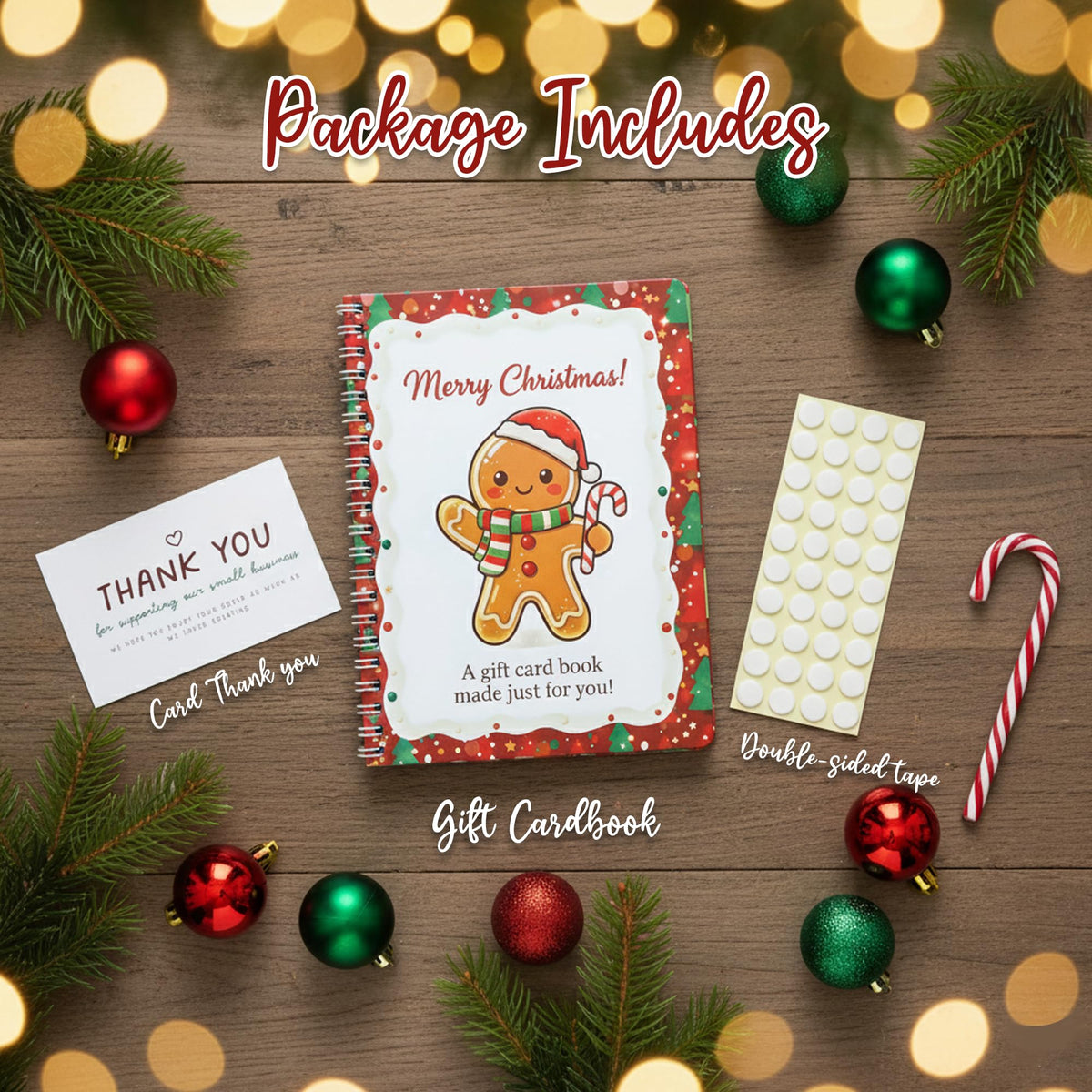 Christmas Gift Card Book, Stocking Stuffers for Teens Teen Girls Teen Boys