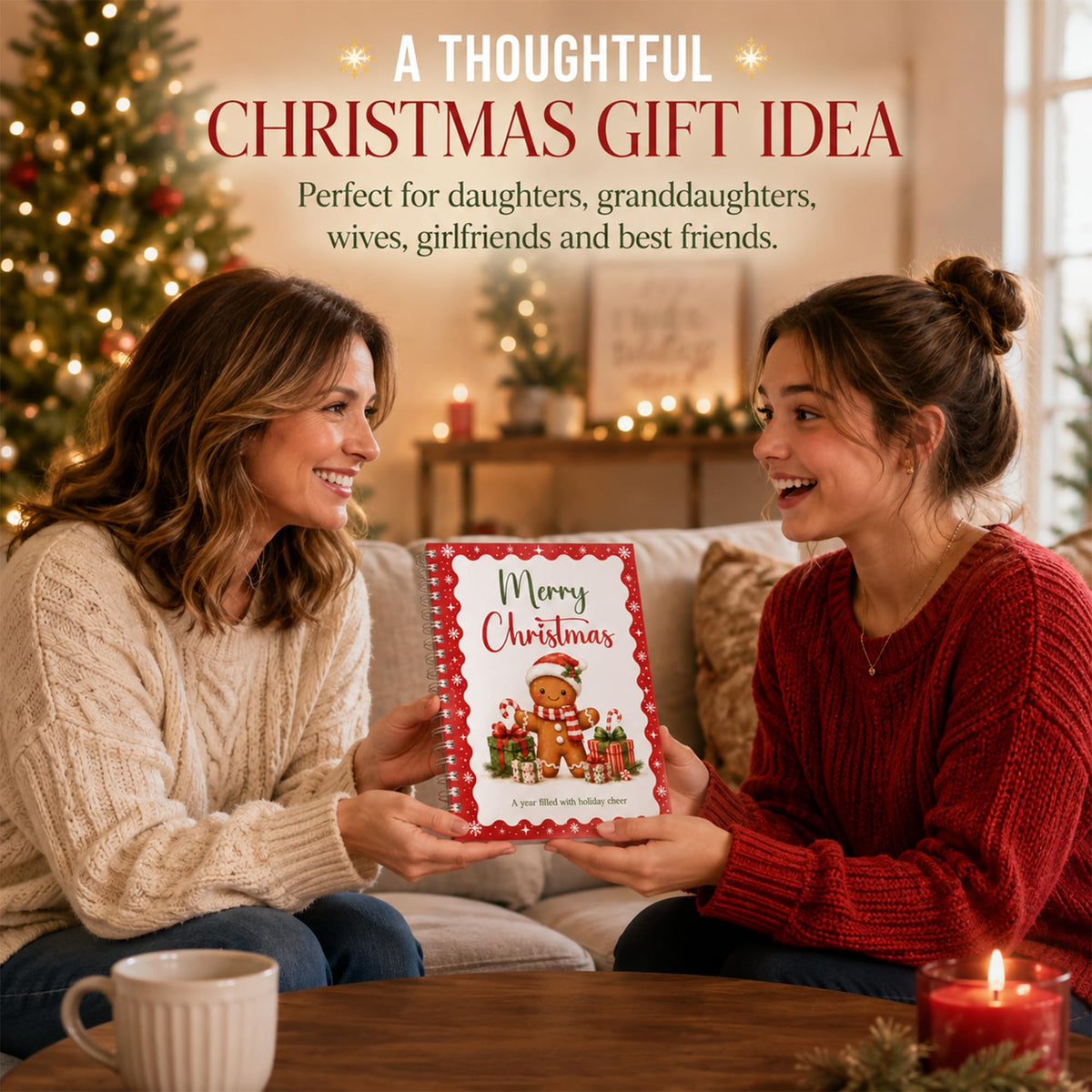 Christmas Gift Card Book for Adults, Stocking Stuffer for Teens