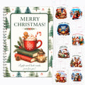 Christmas mug and book patterns Gift Card Book