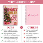 Hlolly Jolly Pink Christmas Gift Card Book for Teen, Adults, Kids
