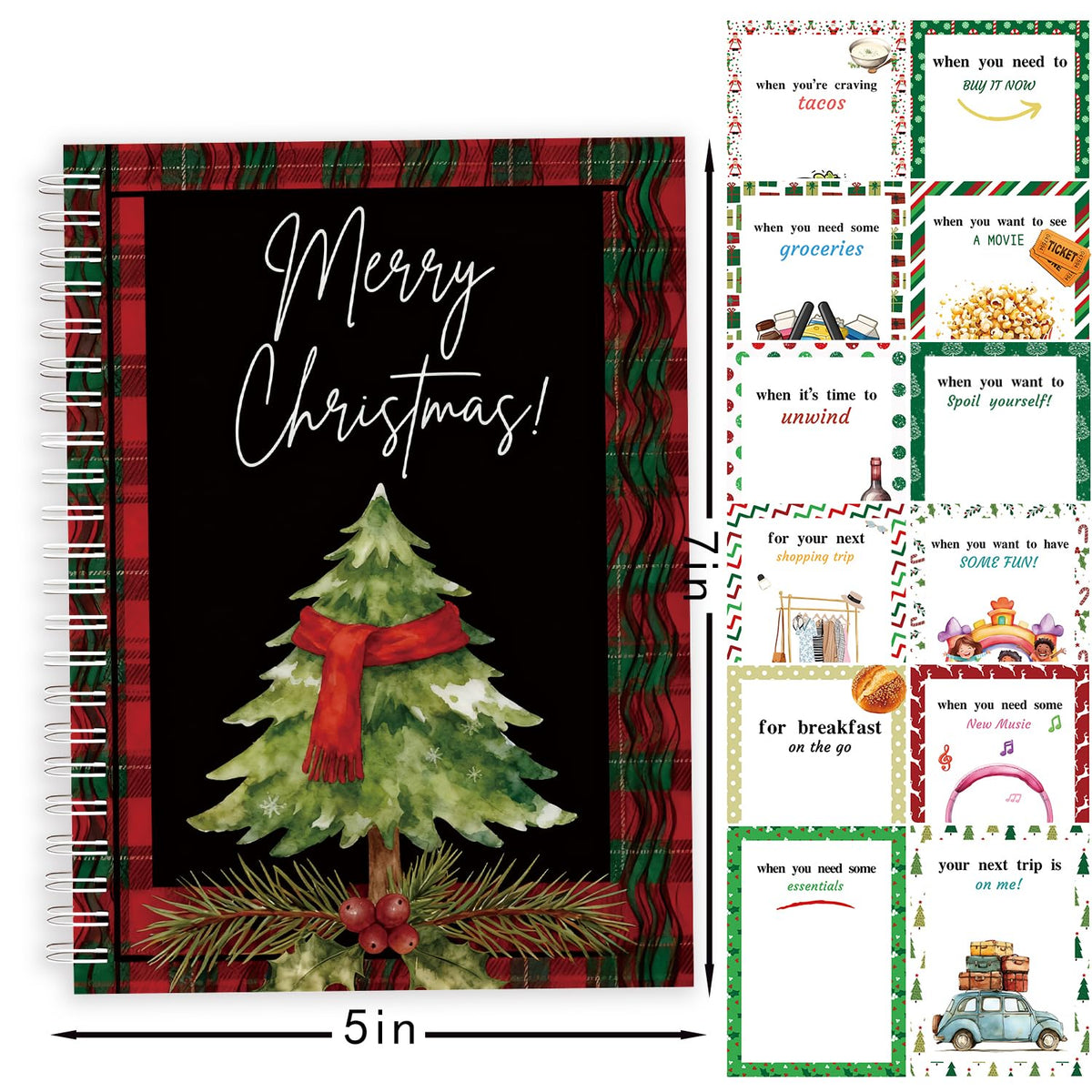 Christmas Gift Card Book - Surprises on Every Page