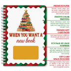 Hlolly Jolly Pink Christmas Gift Card Book for Teen, Adults, Kids