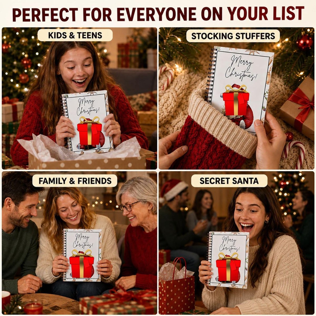 Santa Claus-themed Gift Card Book