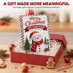 Merry Christmas Gift Card Book For Teens, Adults, 24 Pages Gift Card Holder