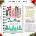 Merry Christmas Gift Card Book (5x7 in), Hologram Cover, 20 Gift Card Pages