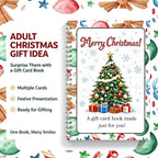Merry Christmas Letter Christmas Tree Pattern Christmas Gift Card Book
