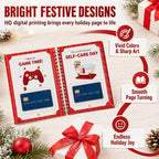 24 Pages Christmas Gift Card Book For Adults Teens (Santa)