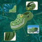 Alligator-Shaped Clogs and Lighting Fixtures