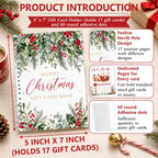 Merry Christmas Gift Card Book, Holiday Gift Card Book for Teens Adults