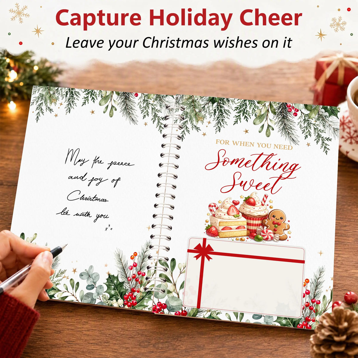 Merry Christmas Gift Card Book, Holiday Gift Card Book for Teens Adults