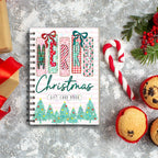 Merry Christmas Gift Card Book (5x7 in), Hologram Cover, 20 Gift Card Pages