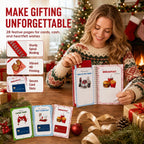 24 Pages Christmas Gift Card Book For Adults Teens (Santa)