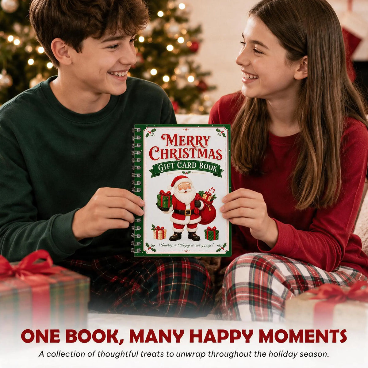 Christmas Gift Card Holder Book, Christmas Gift Card Book For Teens, Adults