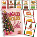 Hlolly Jolly Pink Christmas Gift Card Book for Teen, Adults, Kids