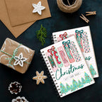 Merry Christmas Gift Card Book (5x7 in), Hologram Cover, 20 Gift Card Pages