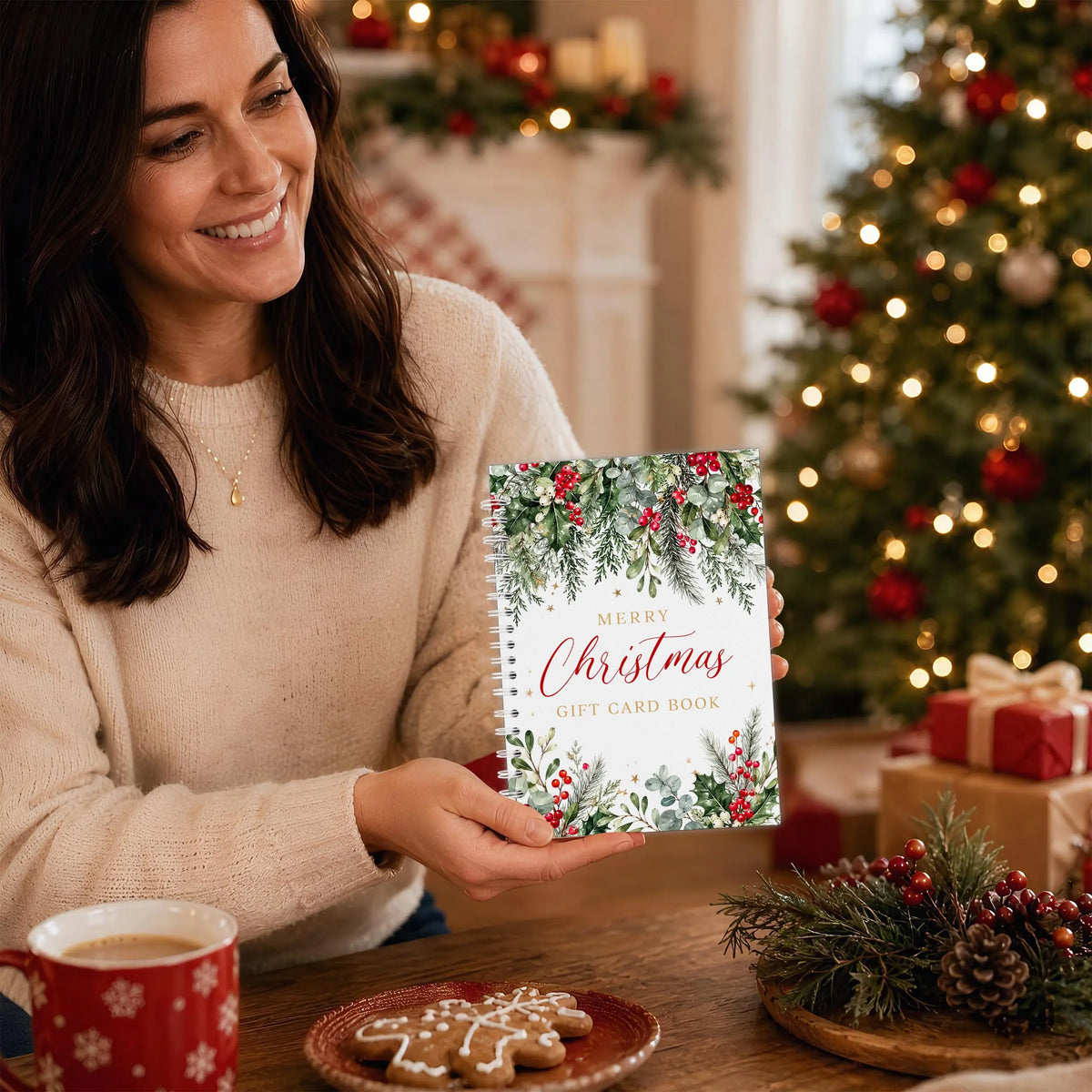 Merry Christmas Gift Card Book, Holiday Gift Card Book for Teens Adults